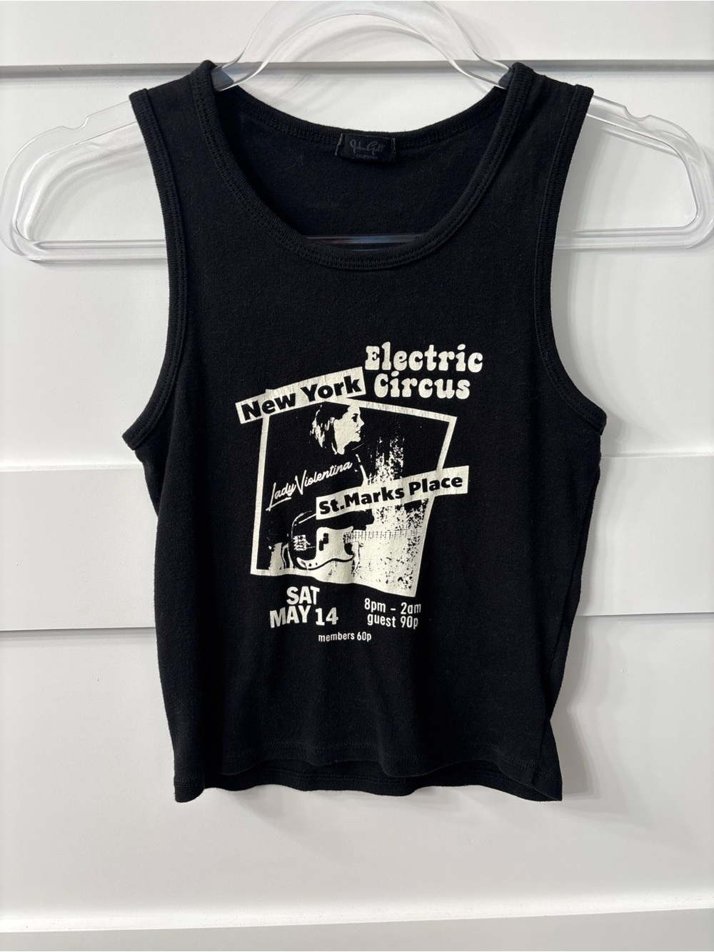 Brandy Melville John Galt Cotton Cropped Tank Top